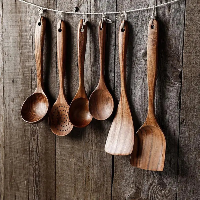 Natural Wooden Cooking Spoons
