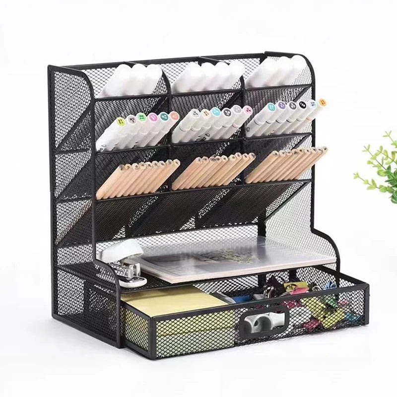 Desktop Stationery Storage Rack