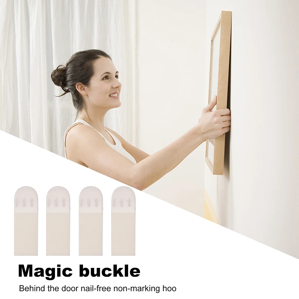 White Tape Damage-Free Picture and Frame Hanging Strips