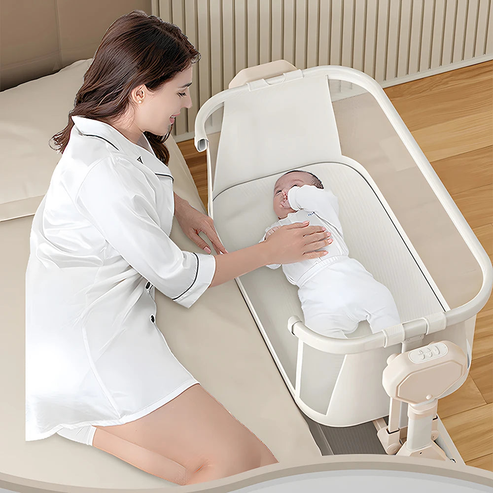 Portable Travel Crib Rocking Baby Bassinet