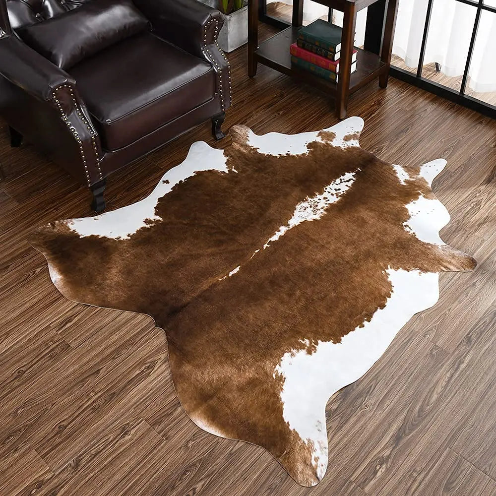 American style Animal Print Rug faux fur