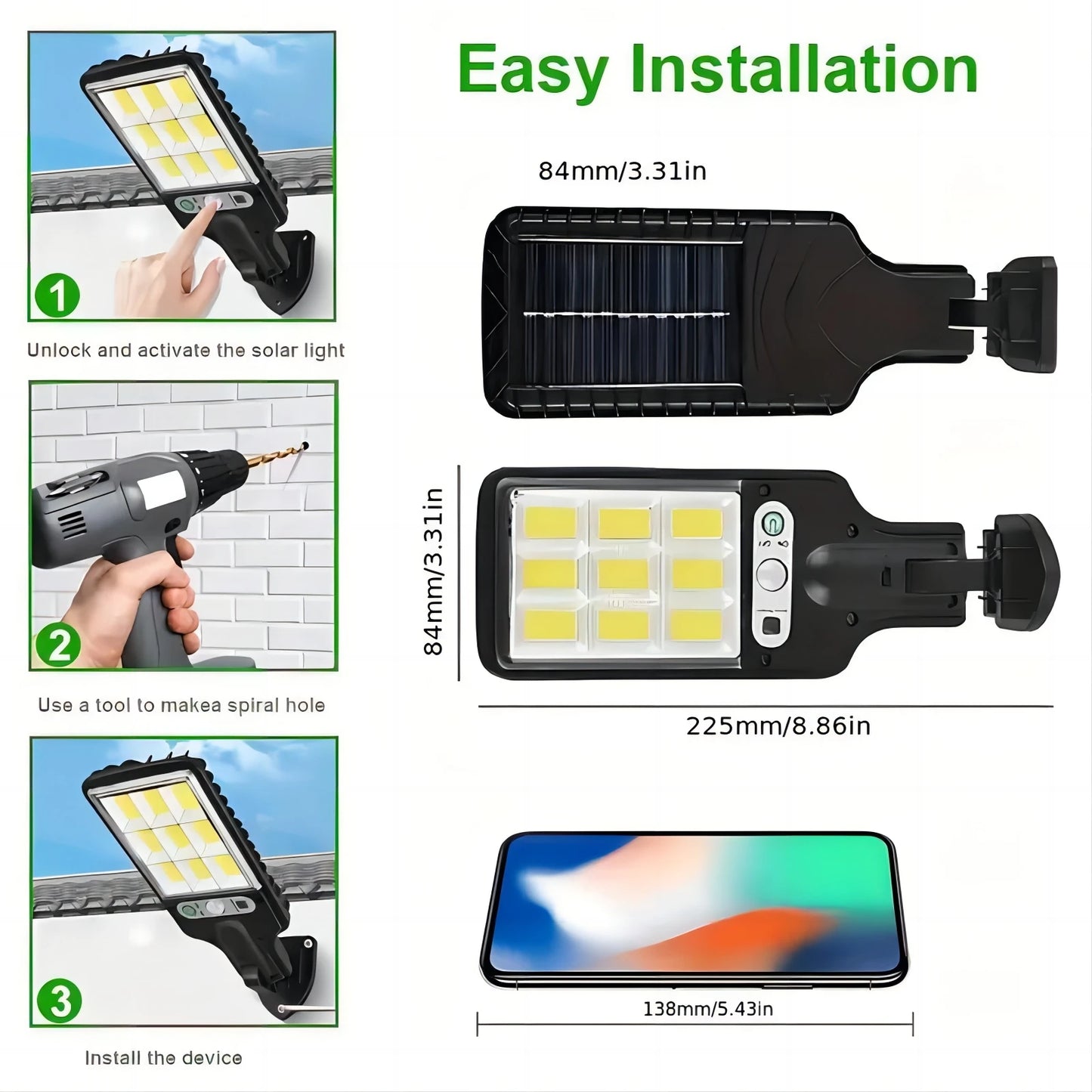Patio Solar Motion Sensor Lights