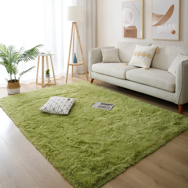 Fluffy Carpet Modern Home Decor Mats Thickened Non-Slip