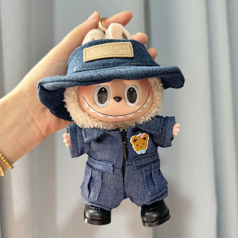 Mini Labubu Dolls Outfit Clothes Accessories without Doll