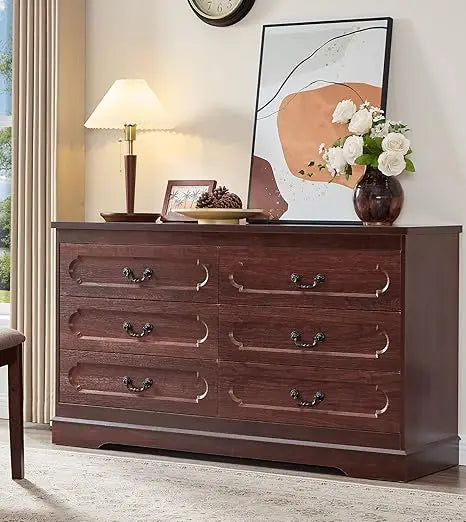 Farmhouse Cherry Wood Dresser