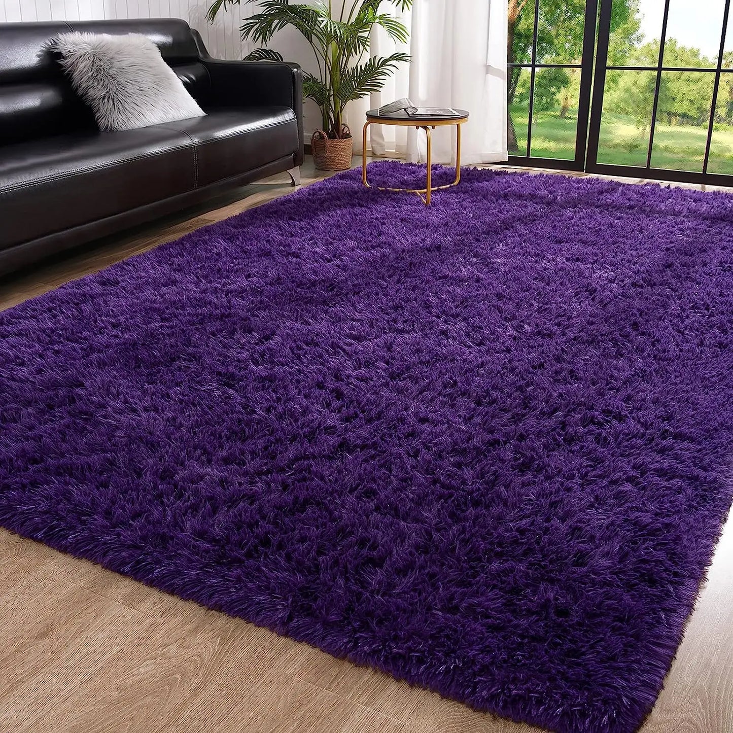 Fluffy Rugs Non Slip Rugs for Hardwood Floors Room Decor