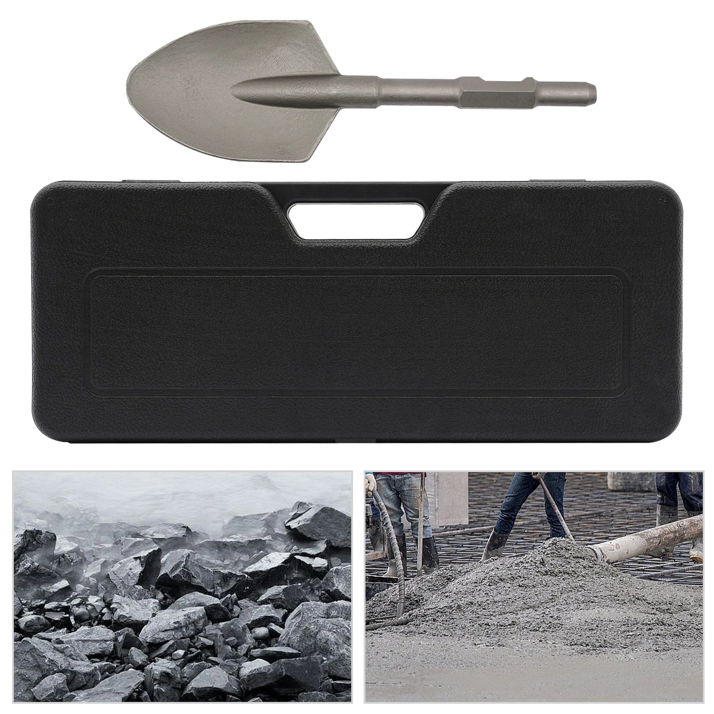 Large Size Clay Spade Shovel Chisel for Concrete/Brick Walls and Stone
