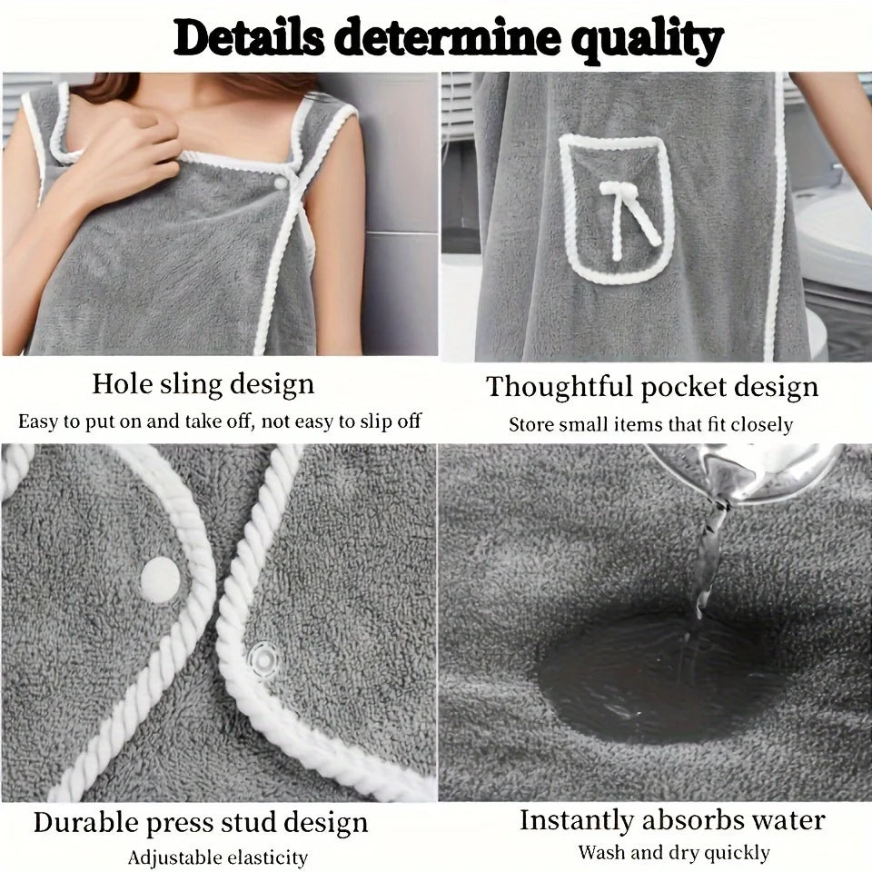 Wearable Bath Towel,