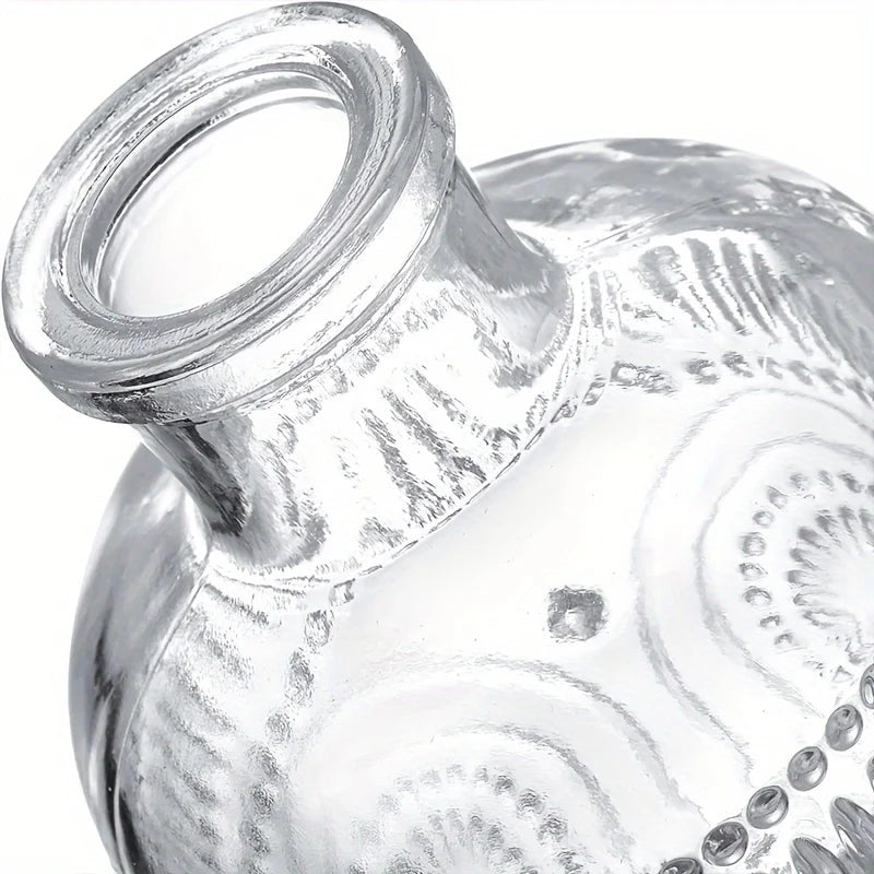 Vintage Clear Glass Bud Vases