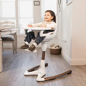 Baby High Chair with Adjustable Seat Heigh