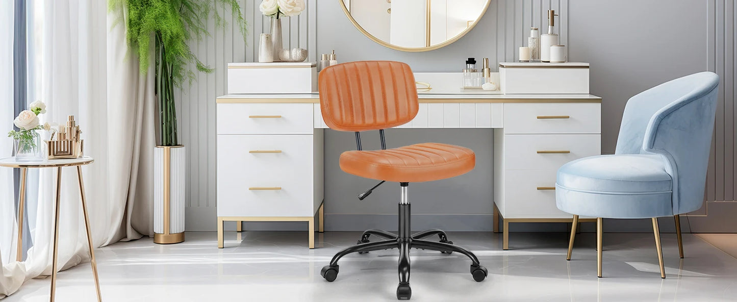 Armless Office Desk Chair
