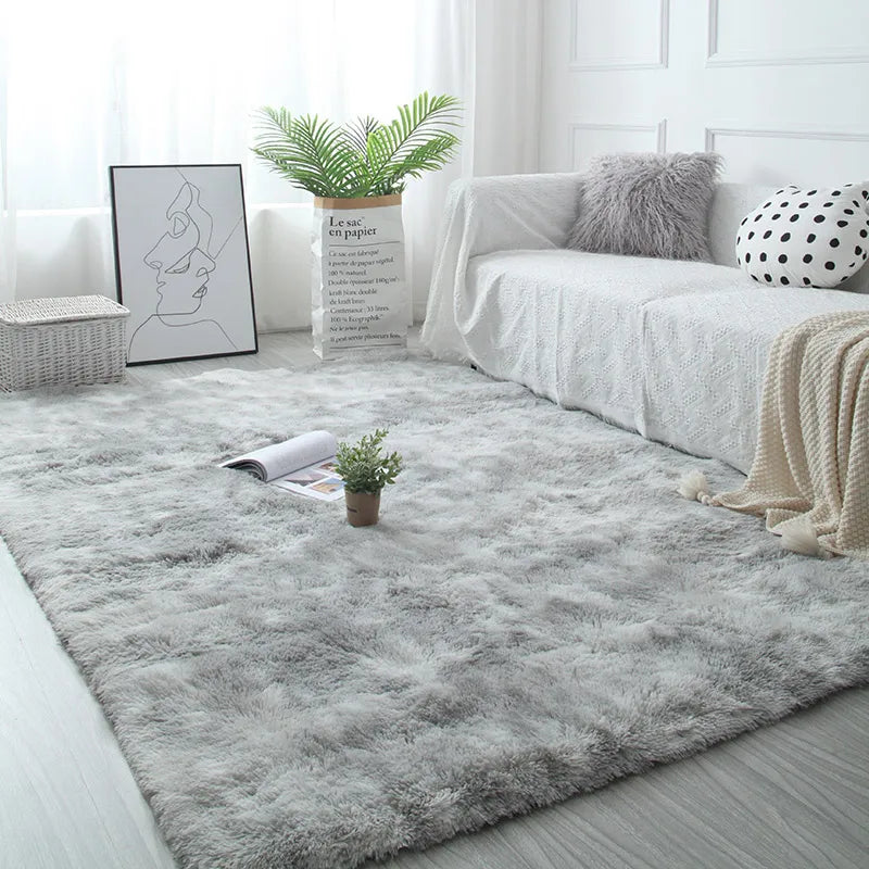 Fluffy Carpet Modern Home Decor Mats Thickened Non-Slip