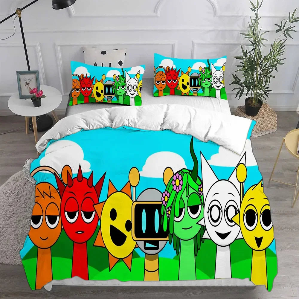Game Sprunki Bedding Sets