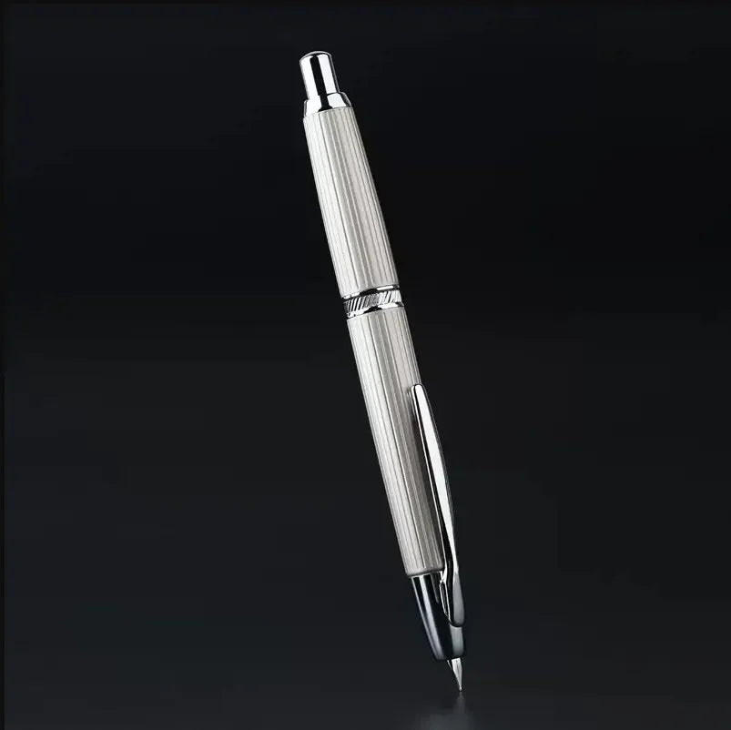 Press fountain pen