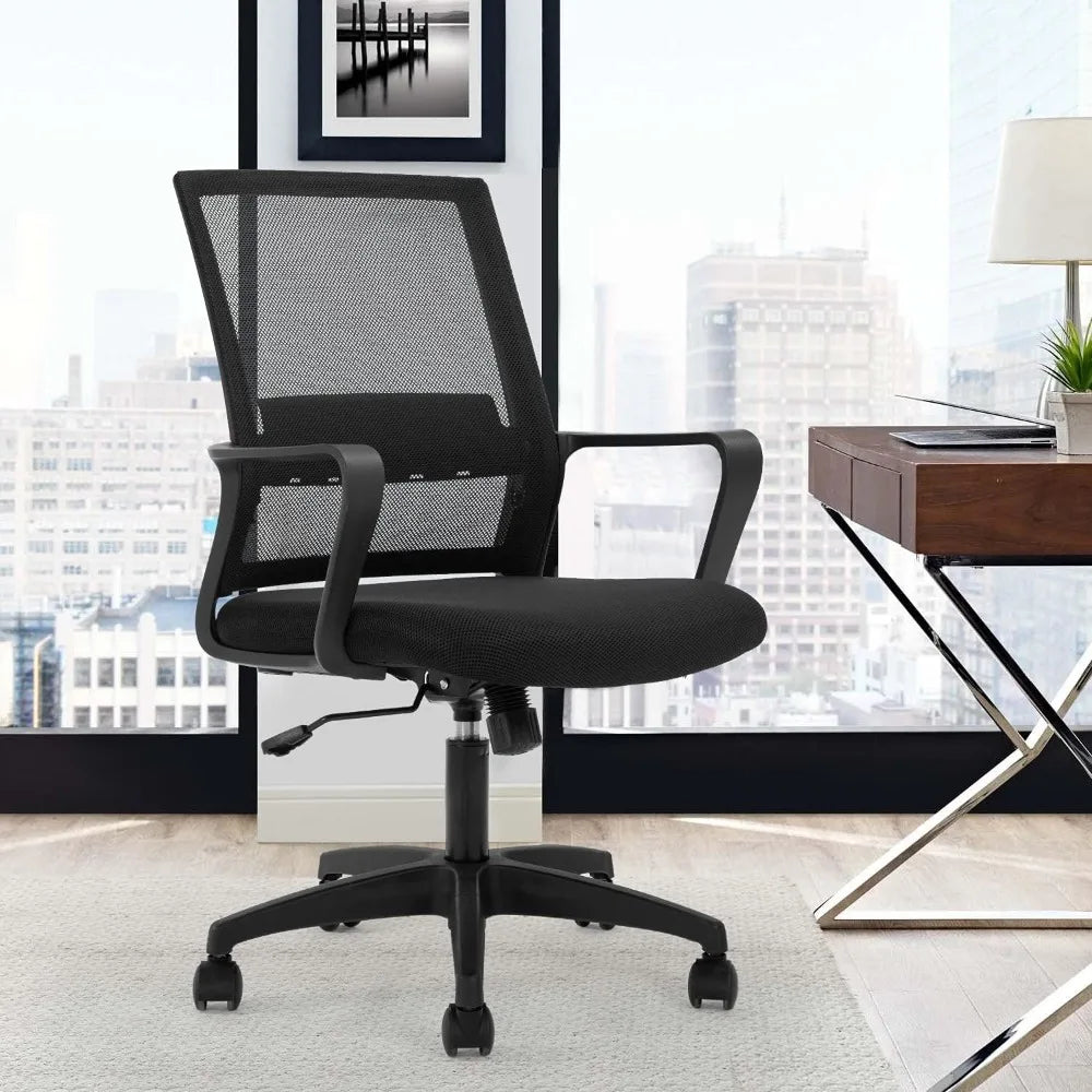 Office Chair with Mid-Back Mesh