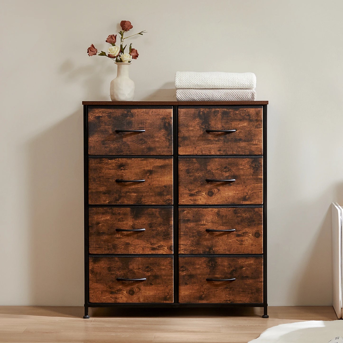 Fabric Cabinet Table Storage