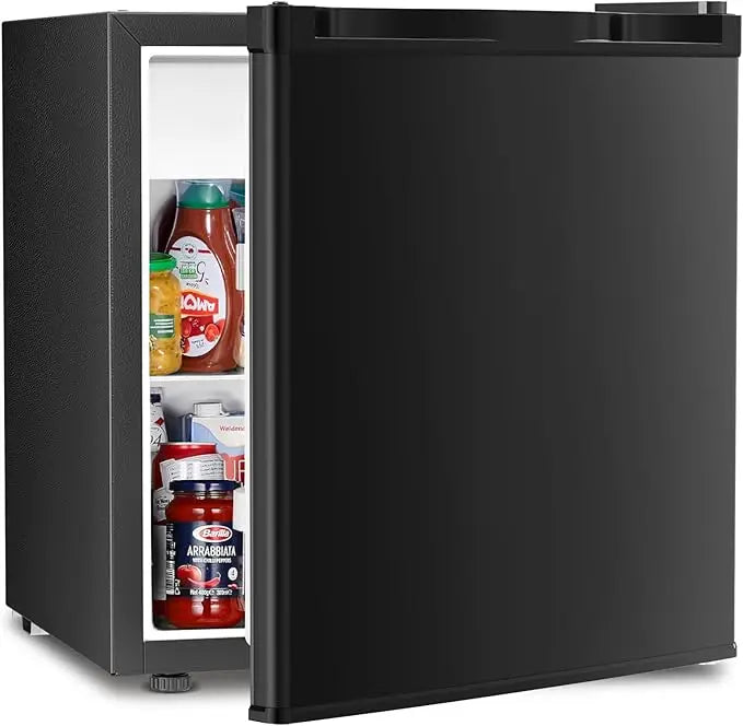Mini Fridge with Freezer with Single Reversible Door