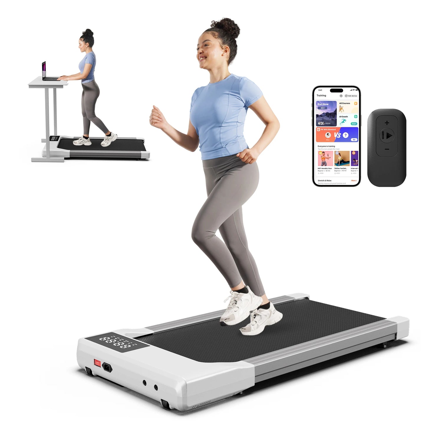 Portable Treadmill with Remote Control LED Display