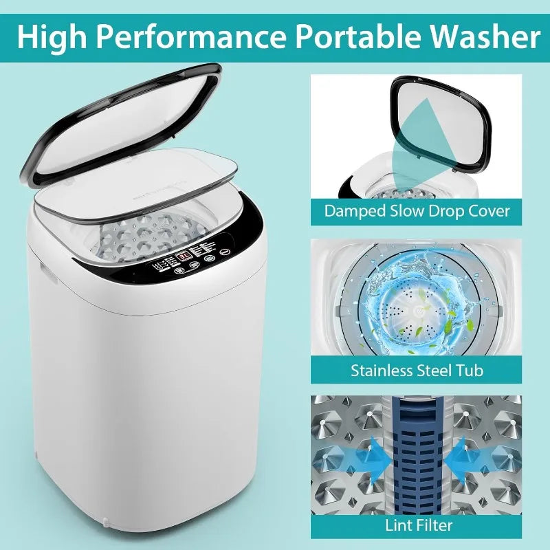 All-in-One Washer Spinner Combo w/Drain Pump