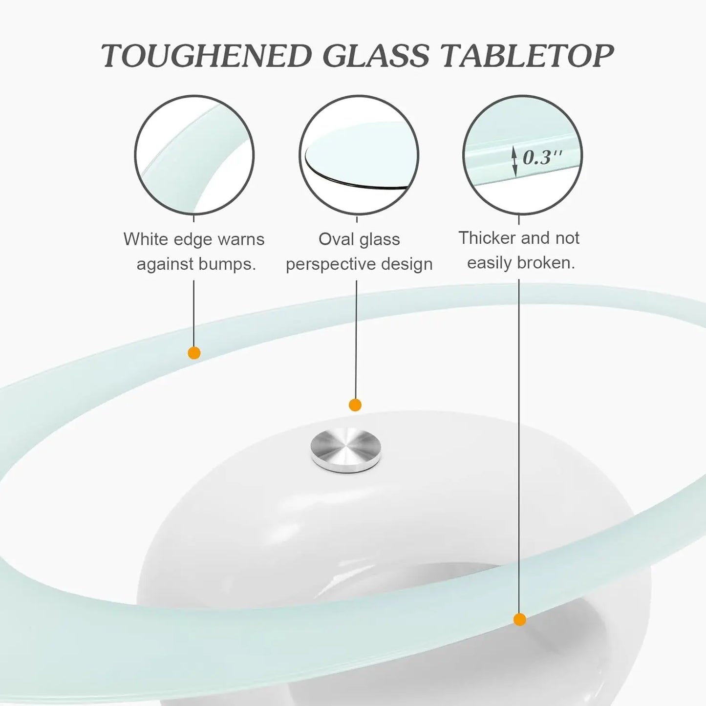 Contemporary Glass Coffee Table