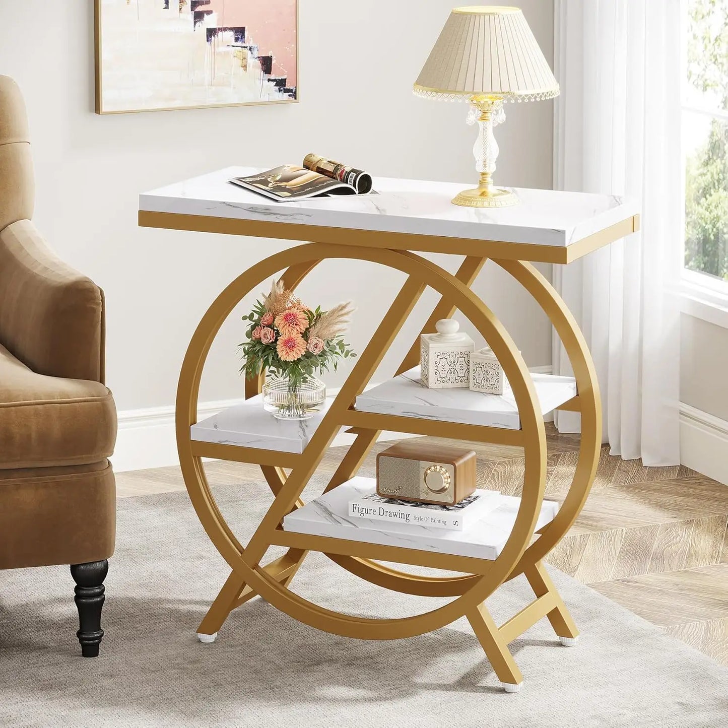 Side Table with Storage
