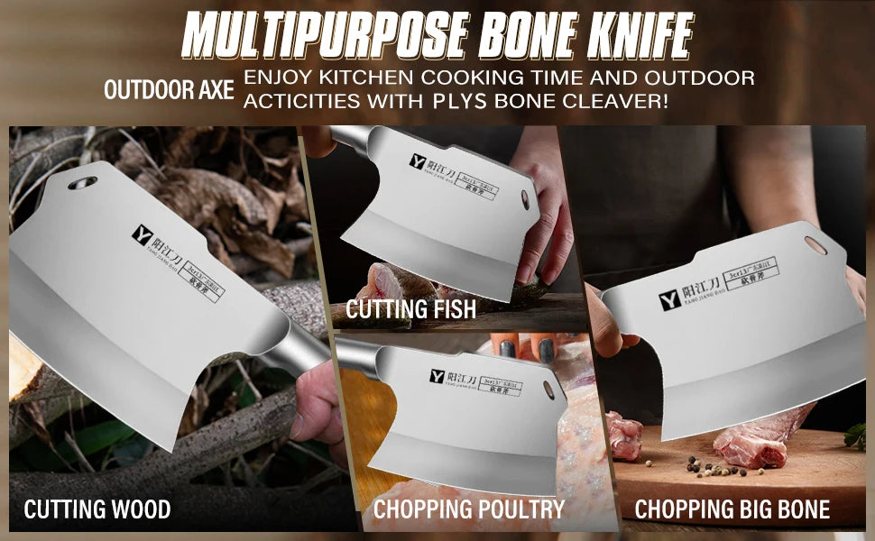 Butcher Special Axe Chopping Bone Knife