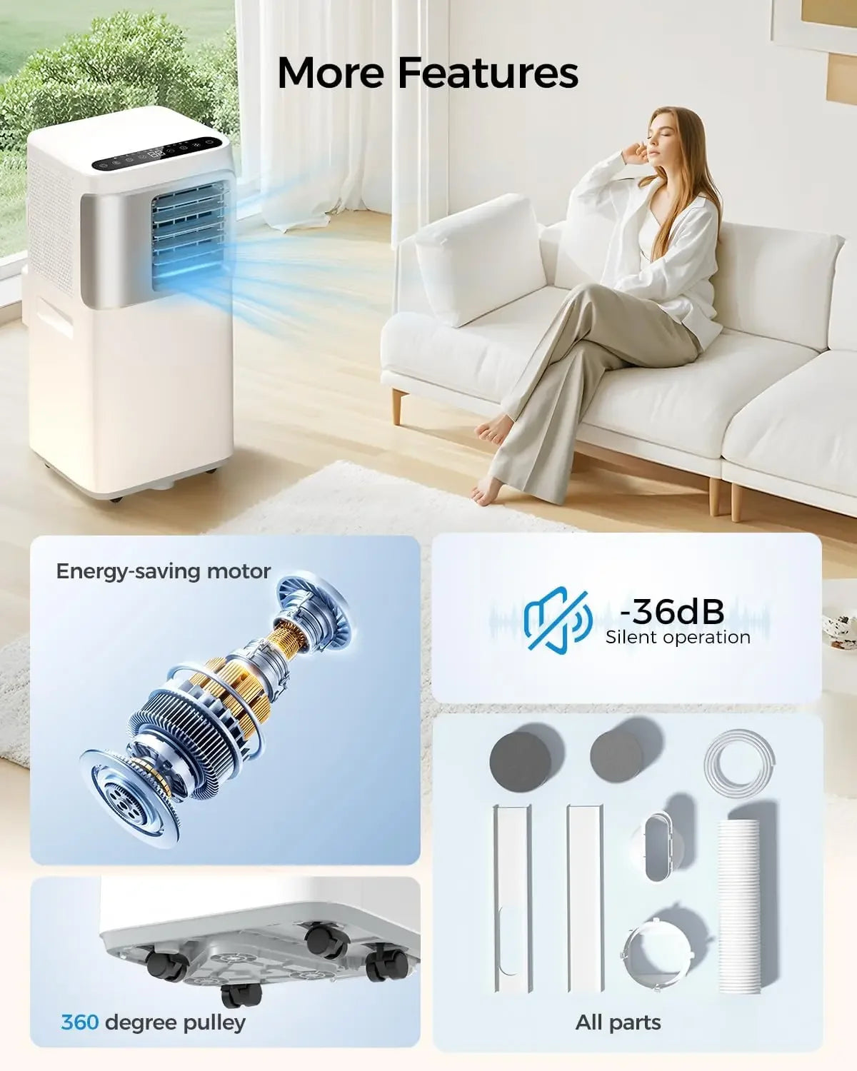 Portable-Air-Conditioner - 5 in 1 Wifi Smart Air Conditioner