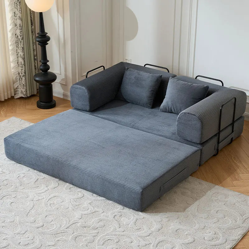 Boneless Couch Foldable Convertible Futon Sleeper Sofa Bed