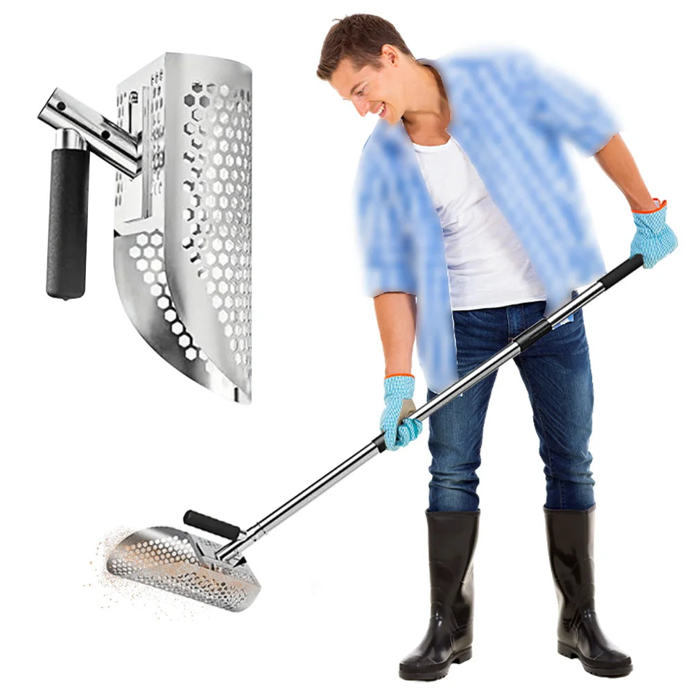 Multi-Functional Stainless Steel Scoop Shovel Metal Detector
