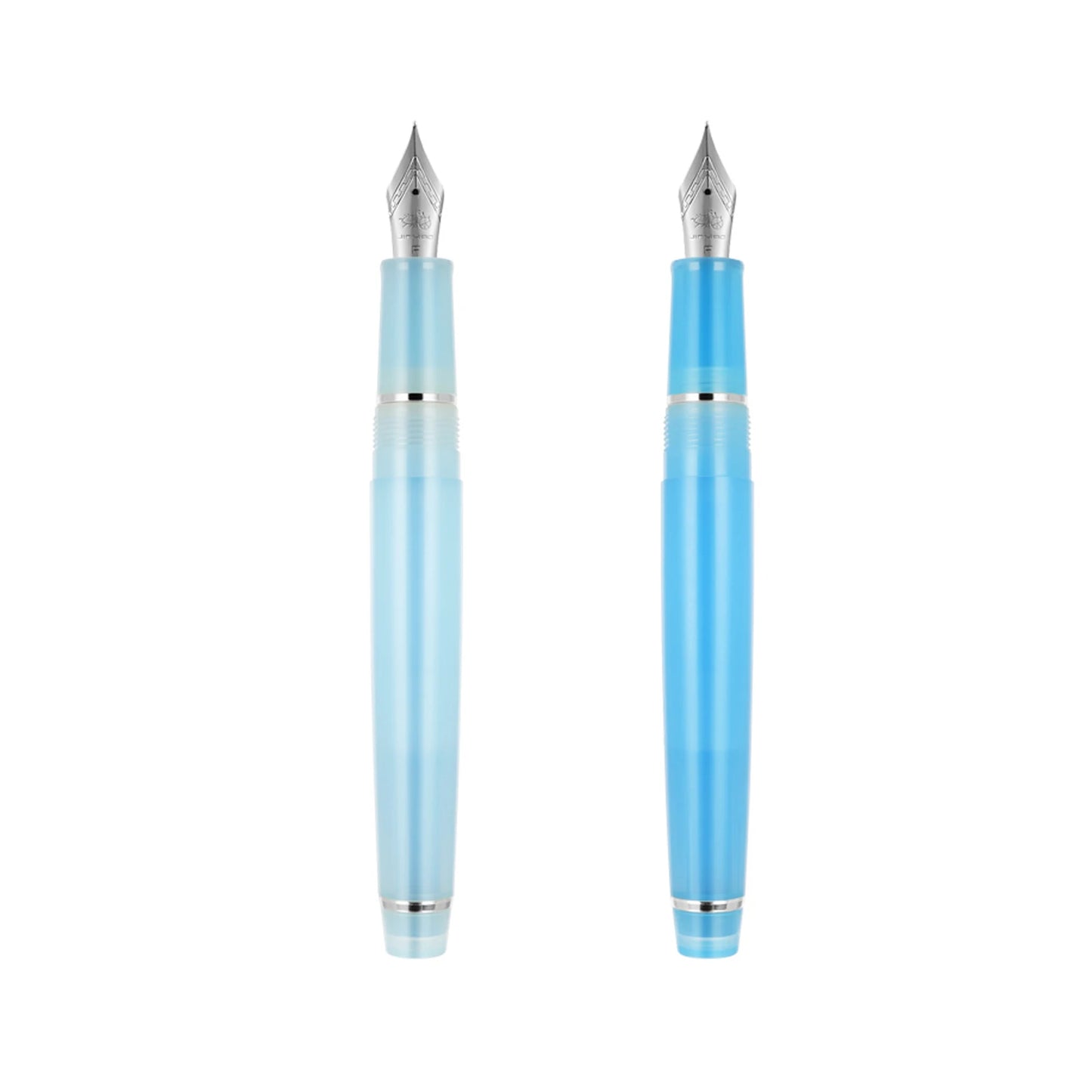 Fountain Pen Silver clip Acrylic Barrel Fine Nib