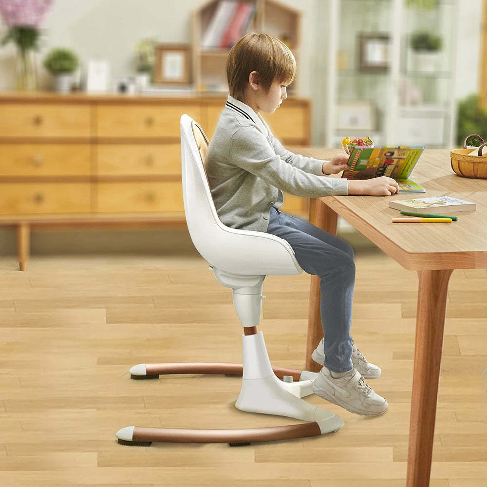 Baby High Chair with Adjustable Seat Heigh