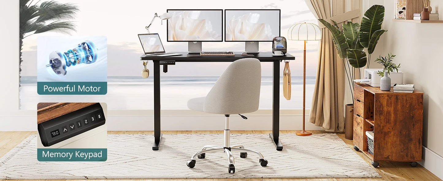 Electric Standing Computer Desk - Height Adjustable