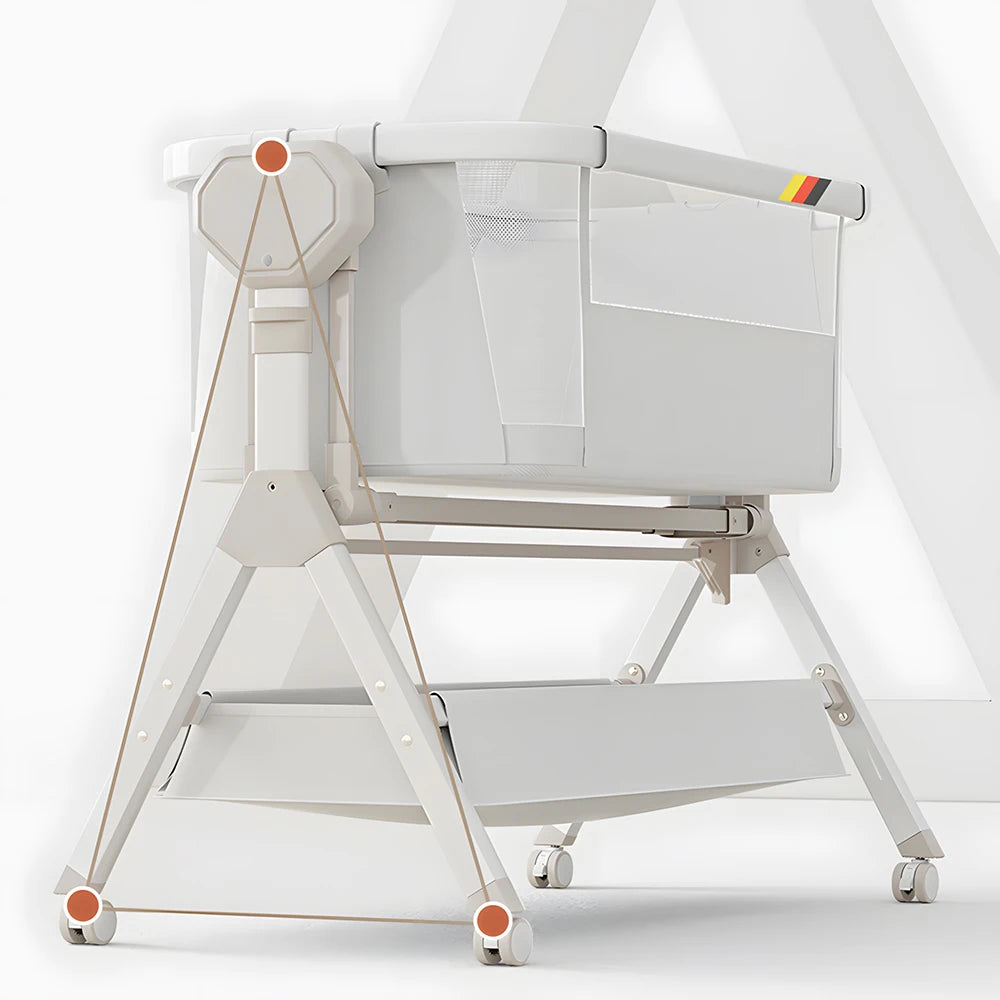 Portable Travel Crib Rocking Baby Bassinet