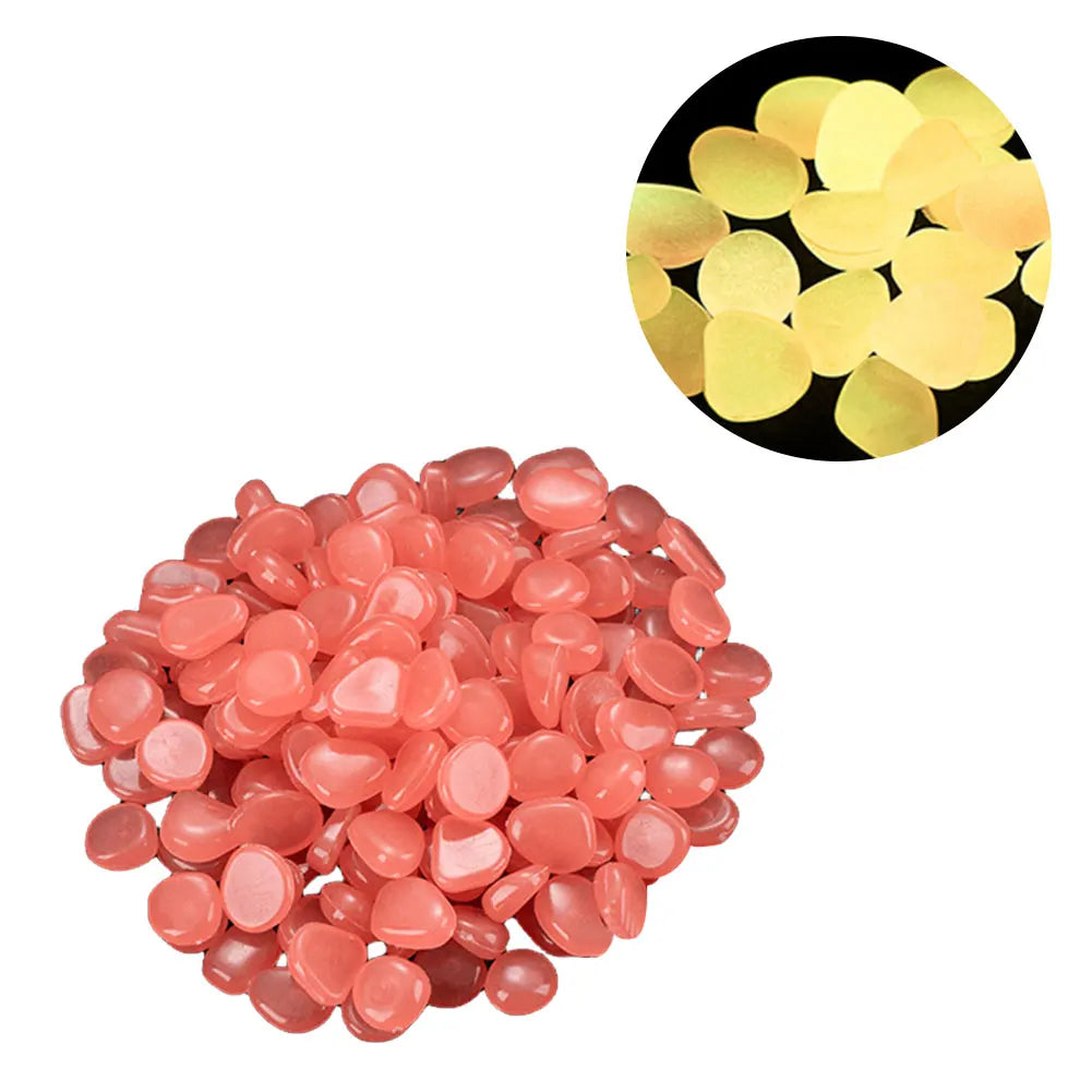 Garden Glow In The Dark Pebbles Stones Rocks For Yard And Walkways Decor