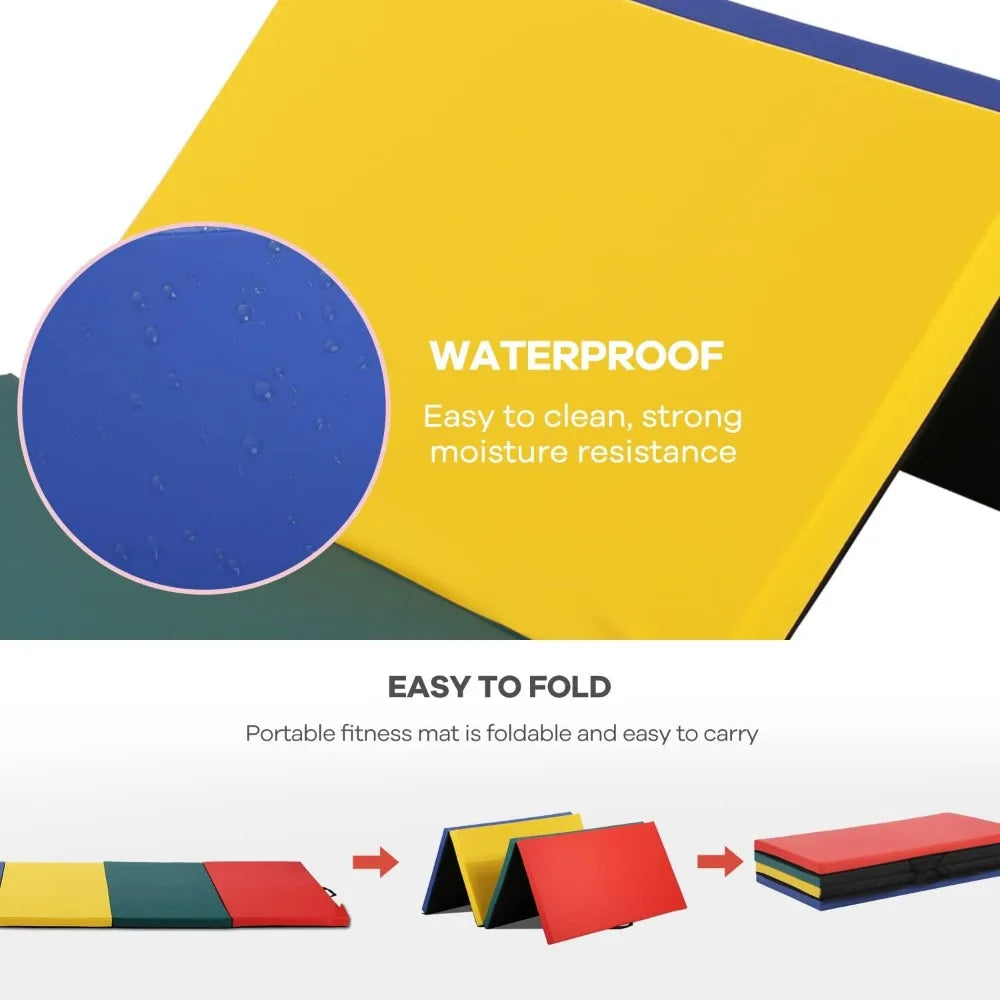 4 Panel Folding Exercise Mat