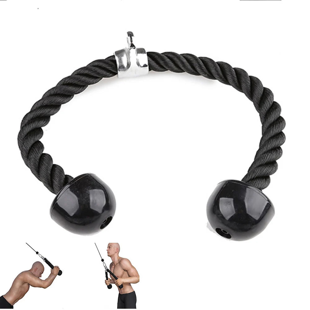 Abdominal Crunches Cable Pull Down Tricep Rope