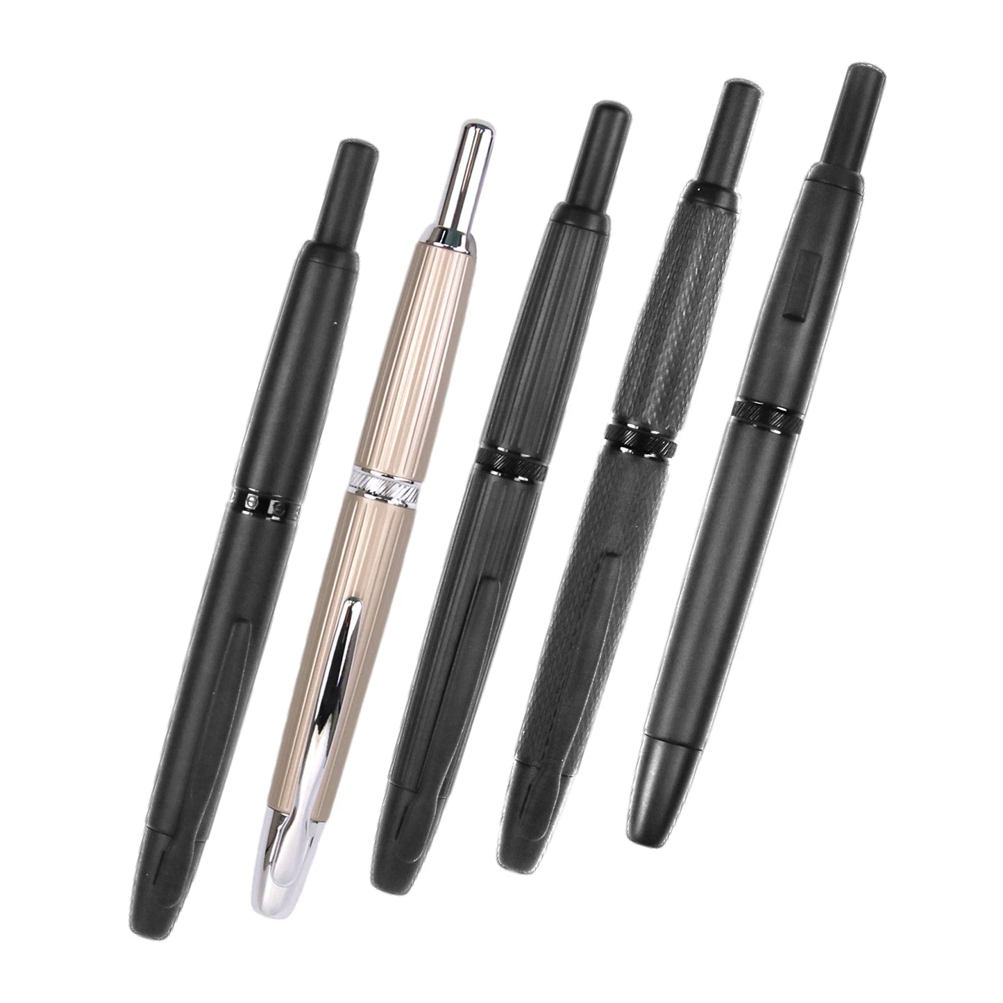 Press fountain pen
