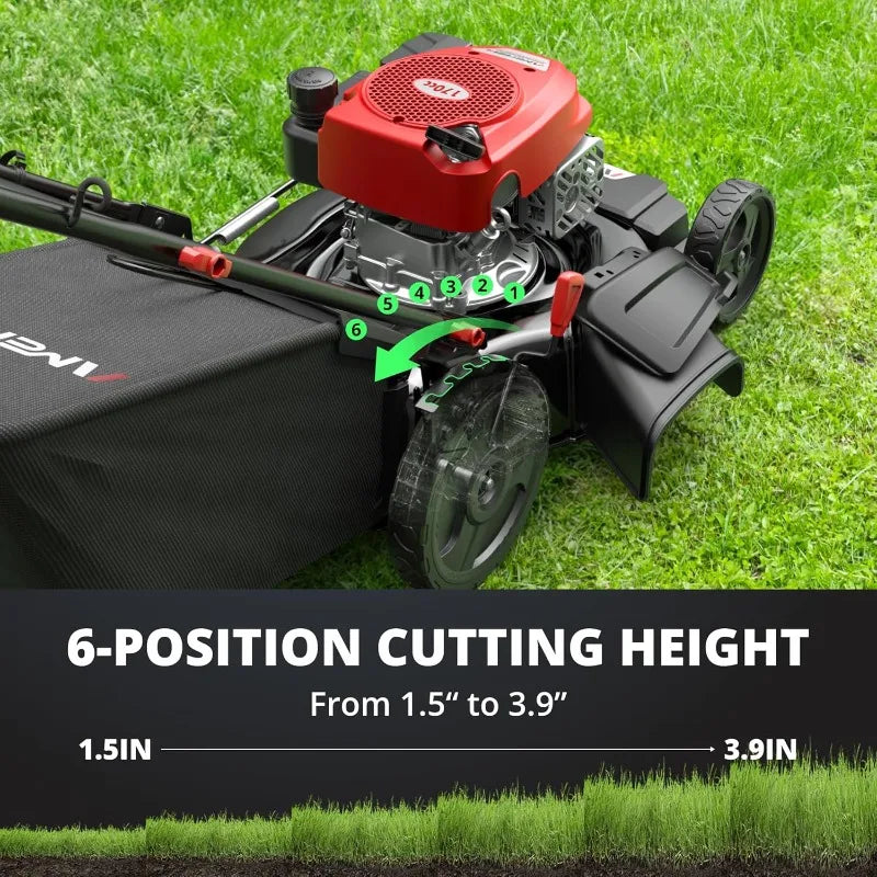 Gas-Powered Self-Propelled Lawn Mower