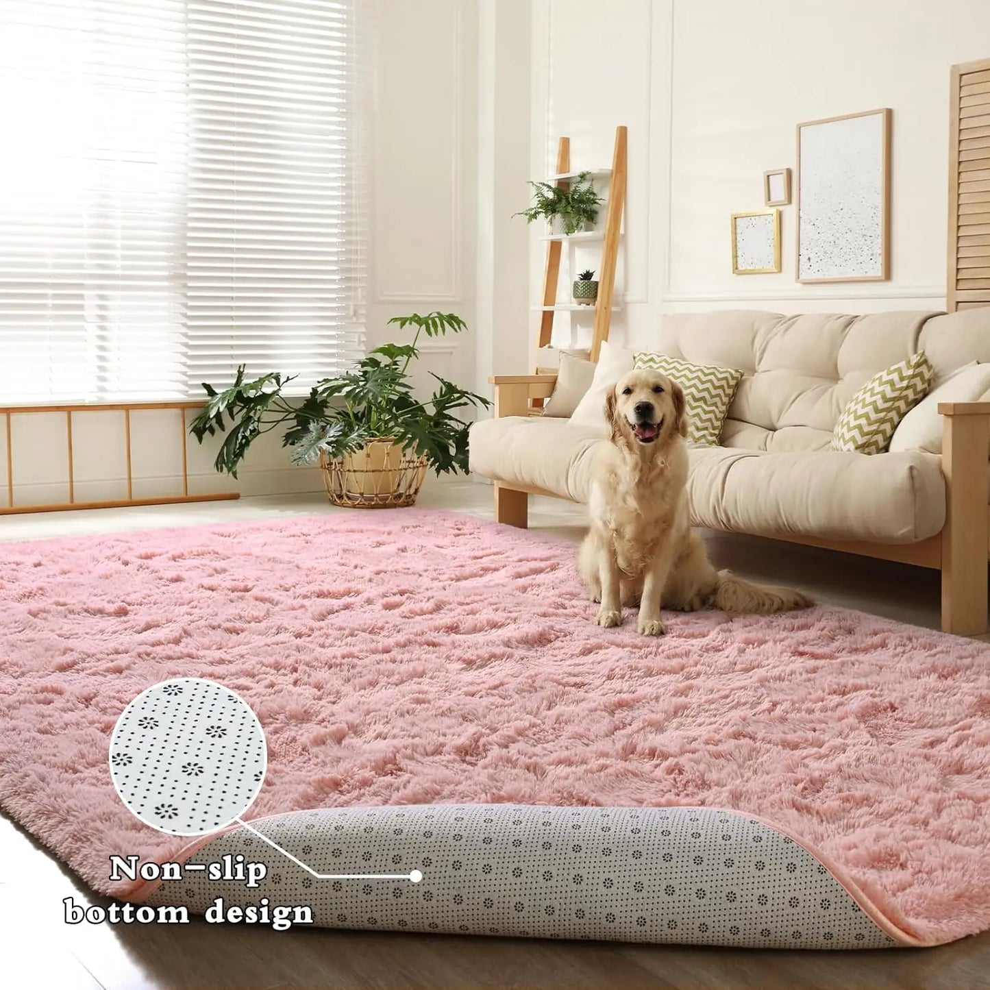 Girls Bedroom Fluffy Rug/Carpet