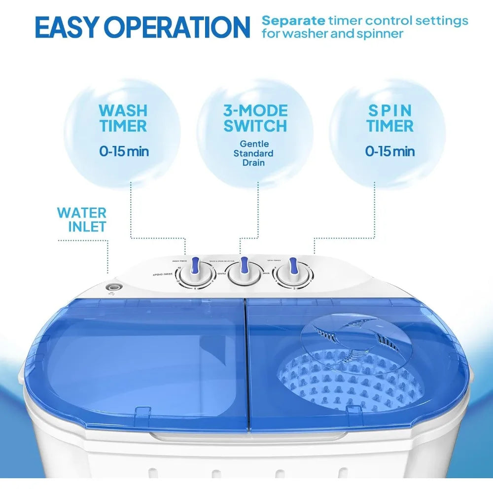Portable Electric Washer and Dryer Combo