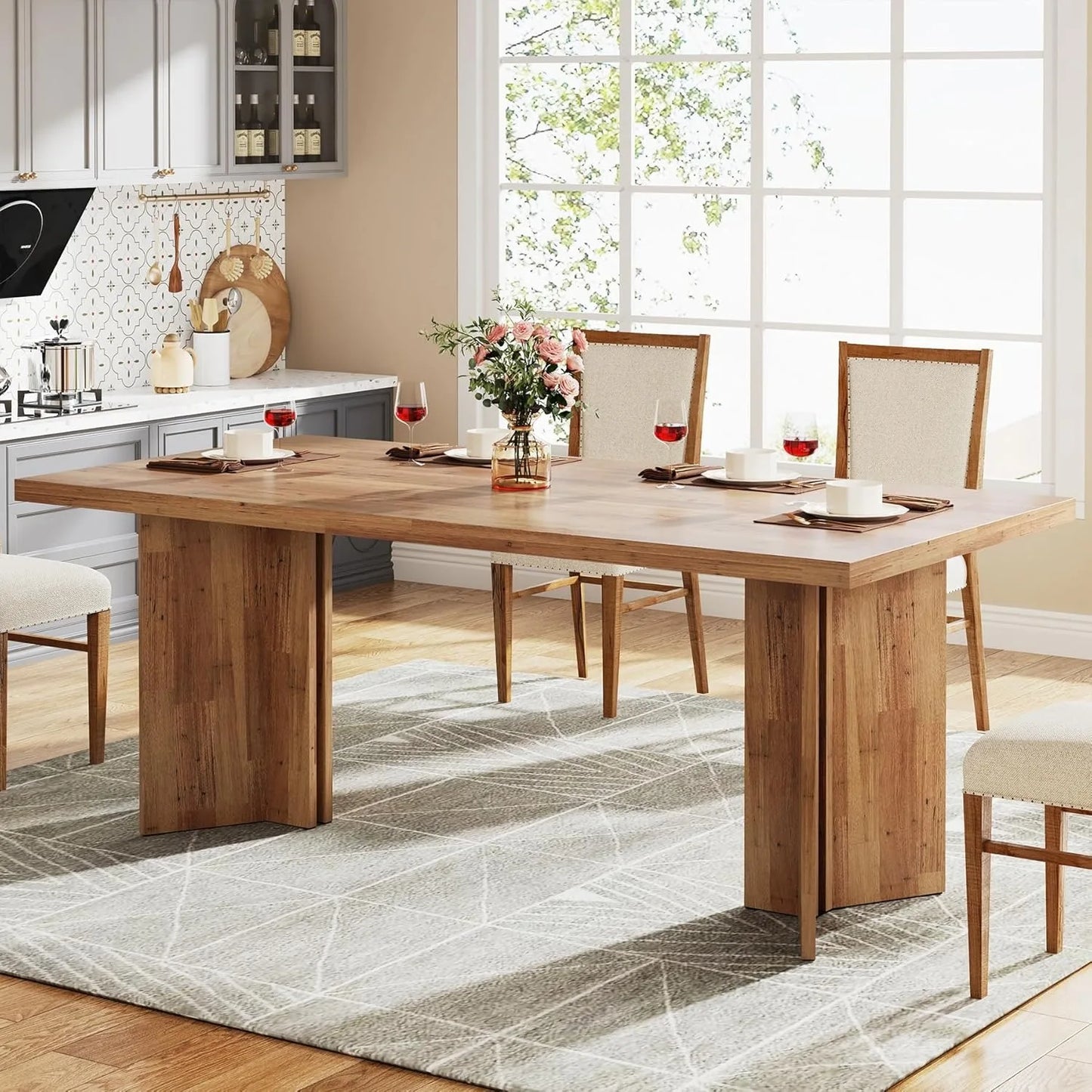 Dining Table with Large Tabletop