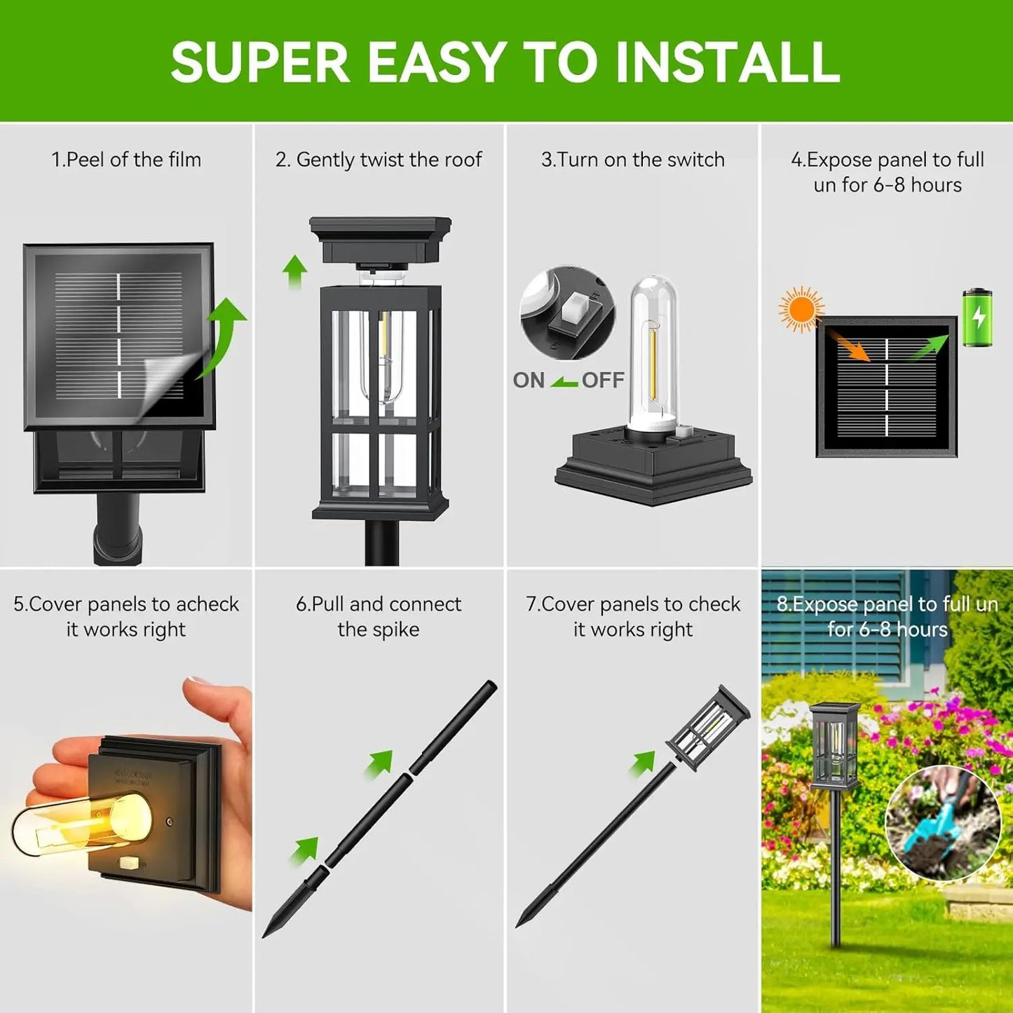 Garden Solar Pathway Lights
