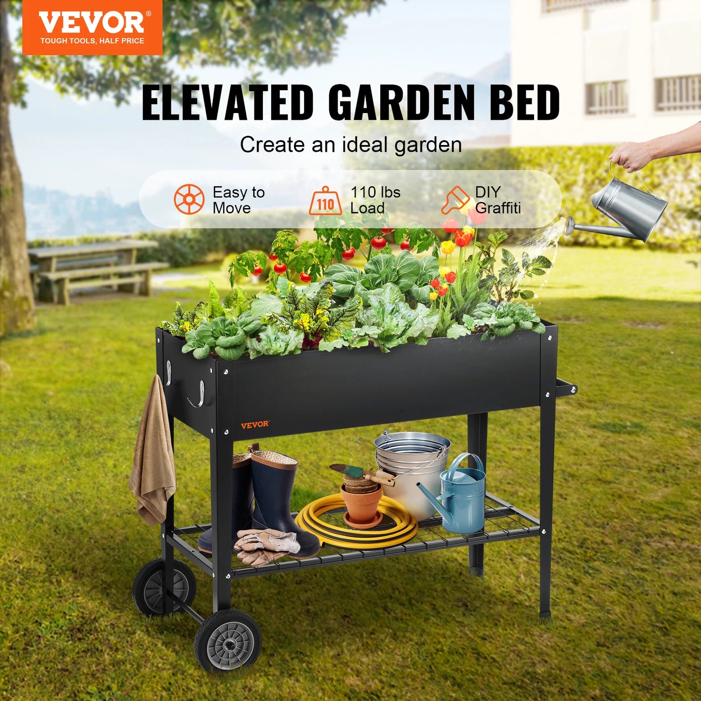 Raised Garden Bed with Legs
