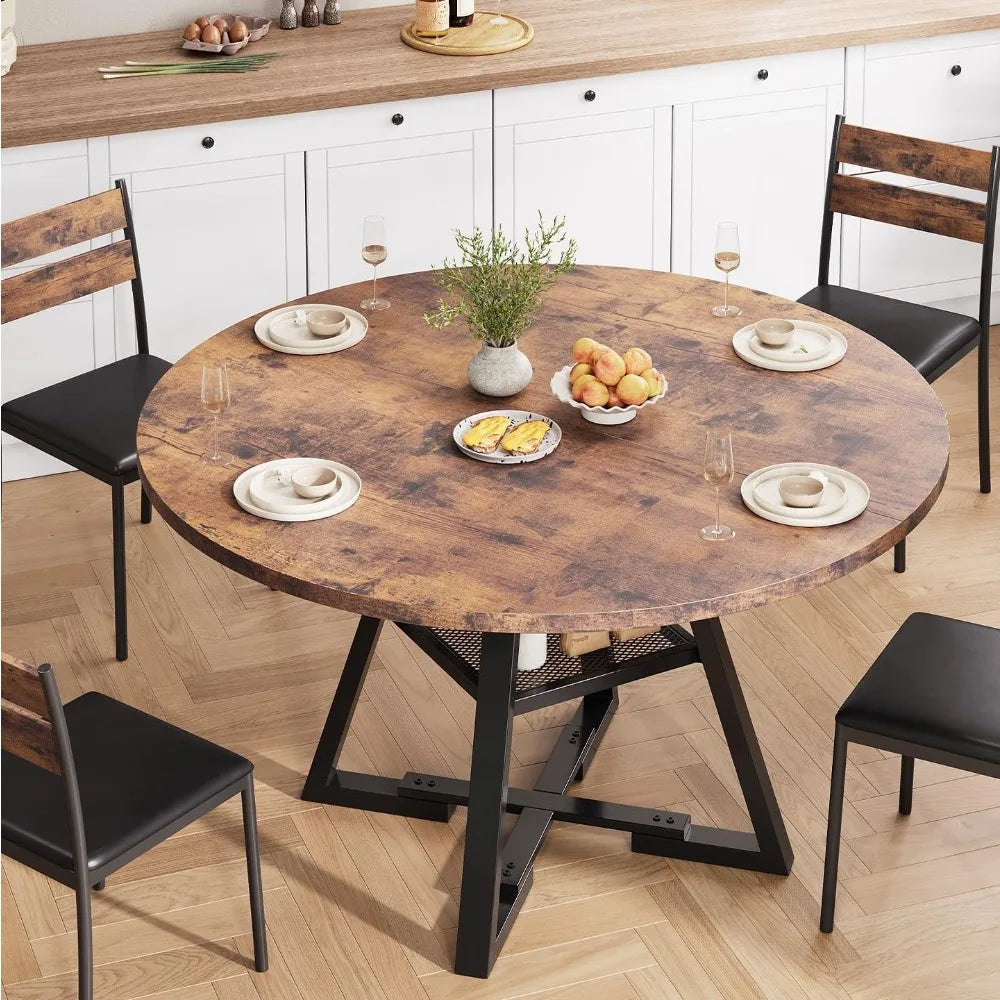 Dining Room Circle Dinner Pedestal Table