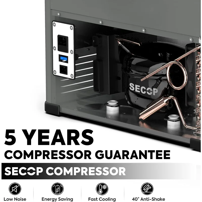 Portable Refrigerator with SECOP Compressor
