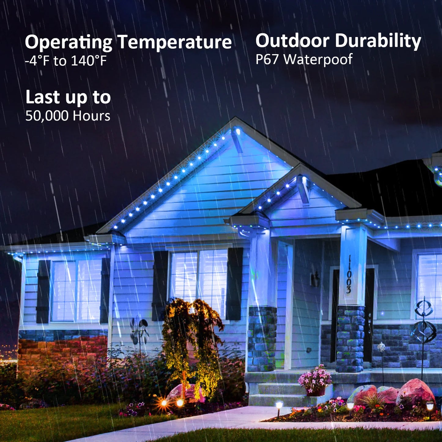 Patio LED Permanent Lights with App & Remote Control