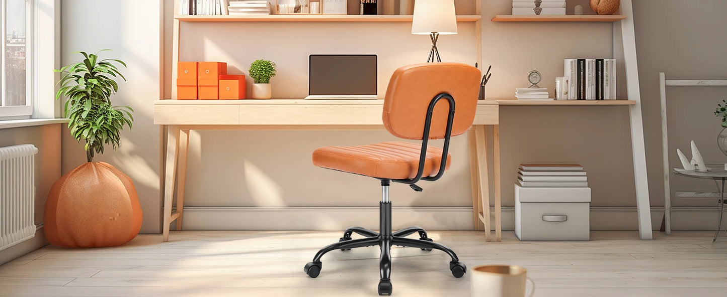 Armless Office Desk Chair