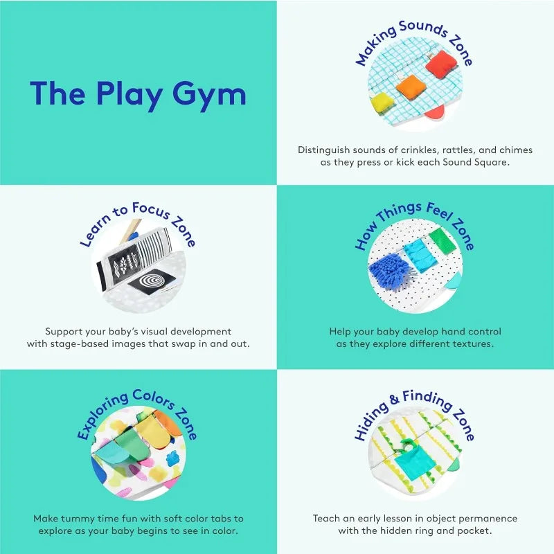 Baby Stage-Based Developmental Activity Gym & Play Mat