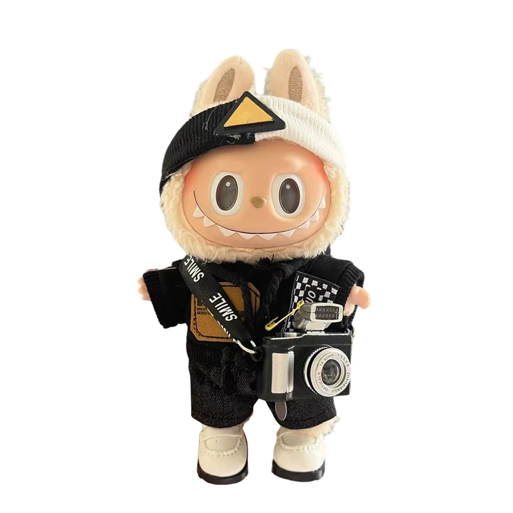 Mini Labubu Dolls Outfit Clothes Accessories without Doll