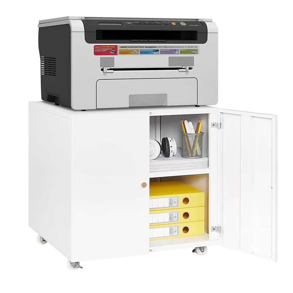 Steel File Cabinet with Double-Door and Adjustable Shelf